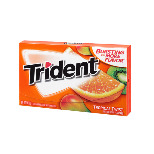[05517] CHICLE TRIDENT TRPICAL TWIST