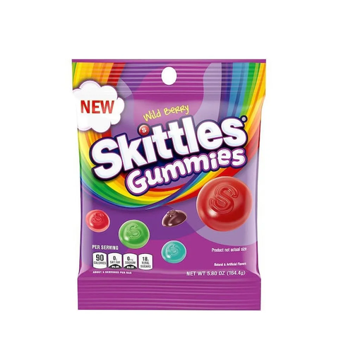 [28596] SKITTLES GOMITAS WILD BERRY 164.4 GR
