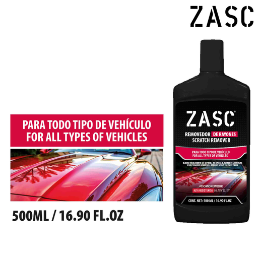 [Z-ZPSR-500] ZASC REMOVEDOR DE RAYONES ALTA RESISTENCIA 500ML