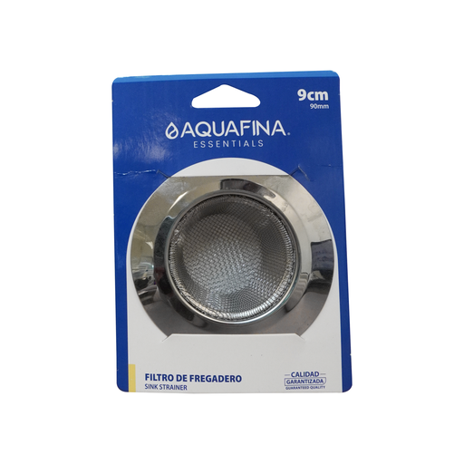 [A-ZD090] AQUAFINA FILTRO PARA FREGADERO ACERO INOX 9CM