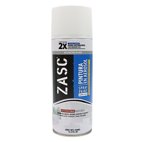 [Z-ZPWRSP-450] ZASC PINTURA EN AEROSOL REPARACION DE PARED C/BLANCO 450ML