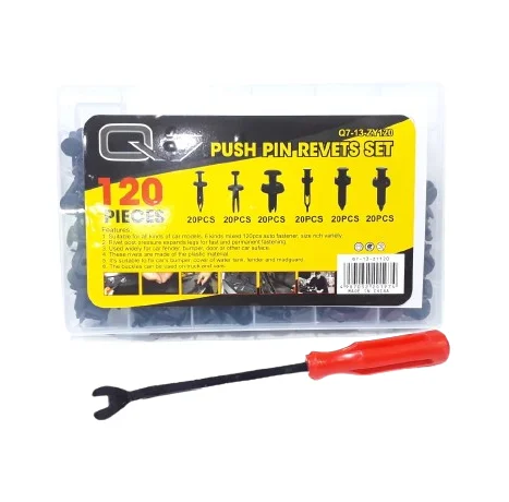 [Q7-13-ZY120] REMACHE PLASTICO TIPO PUSH SET 120 PZA