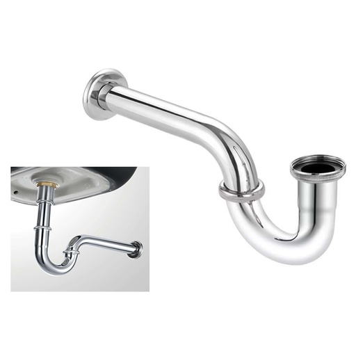 [GB-429] SIFON ACERO INOXIDABLE P/LAVAPLATOS  1 1/2"