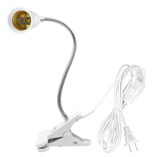 [LD-576] PORTALAMPARA CON CLIP E-27