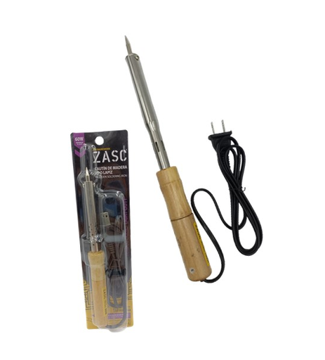 [Z-CJ121-60W] ZASC CAUTIN P/SOLDAR 60W/110V MADERA