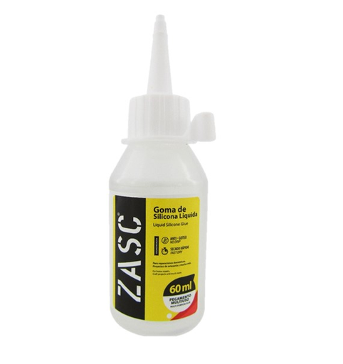 [Z-6024] ZASC SILICON TRANSPARENTE LIQUIDO 60ML