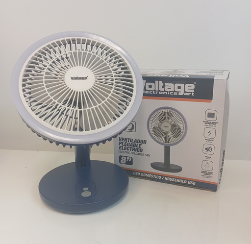[VT-AVR-6] VOLTAGE VENTILADOR PLEGABLE ELECTRICO D/MESA LUZ NOCTURNA