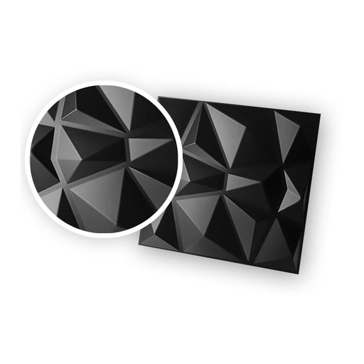 [HR-M4143] WALL PANEL PVC DECORATIVO 3D PQTE 4 UNID