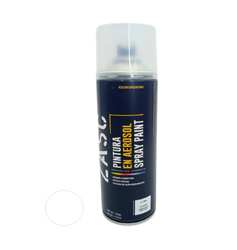 [Z-SP190L] ZASC PINTURA SPRAY TRANSPARENTE BRILLANTE 400ML