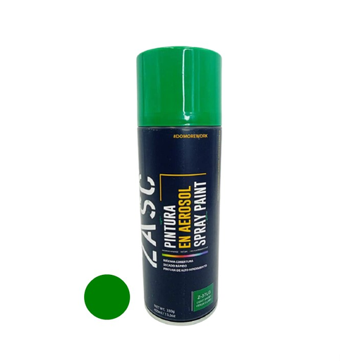 [Z-SP37LG-V] ZASC PINTURA SPRAY VERDE CLARO 400ML