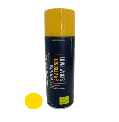 [Z-SP25Y-1] ZASC PINTURA SPRAY AMARILLO 400ML