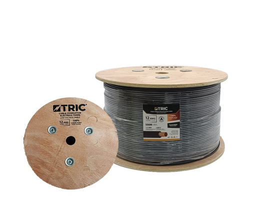 [T-THWNC-12-500M-BK] FERCO CABLE THWN N°12 NEGRO (COBRE 100%) METRO