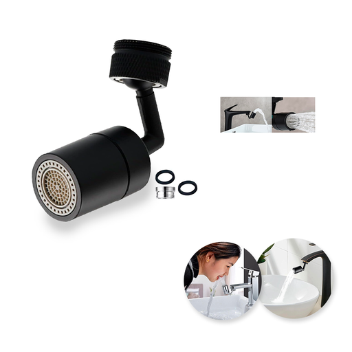 [GB-498] AIREADOR DE GRIFO GIRATORIO NEGRO