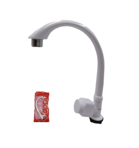 [JA-GRI-008] JAPPY GRIFERIA PARA FREGADERO ABS MANILLLA CROWN BLANCO