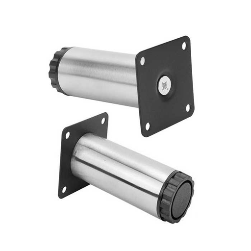 [HR-556] PATA CILINDRICA AJUSTABLE P/ MUEBLES 8CM
