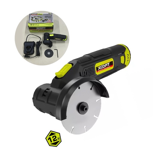 [HR-E3015] XCORT AMOLADORA ANGULAR 12V