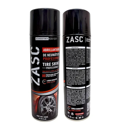 [Z-ZPTS-500] ZASC ABRILLANTADOR DE CAUCHOS EN SPRAY 500ml