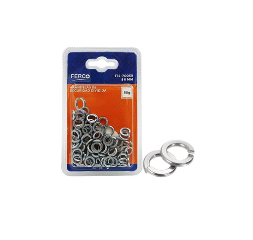 [F14-70059] FERCO ARANDELA DE PRESION 6mm(1/4)