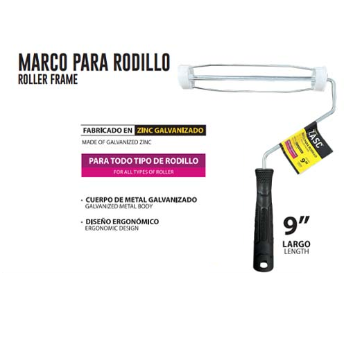 [Z-PRF9] ZASC MARCO P/RODILLO 9''