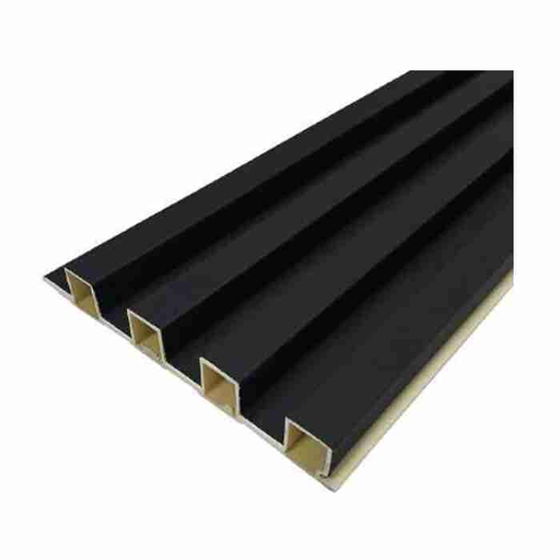 [HR-M4163] WALL PANEL PVC DECORATIVO NEGRO 2.90 ALTURA