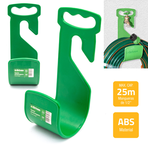 [GVG-HG-1] GRIVEN PORTAMANGUERA 25M MANGUERAS DE 1/2