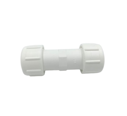 [001448] FEMOIS JUNTA DRESSER 1/2" PVC BLANCA