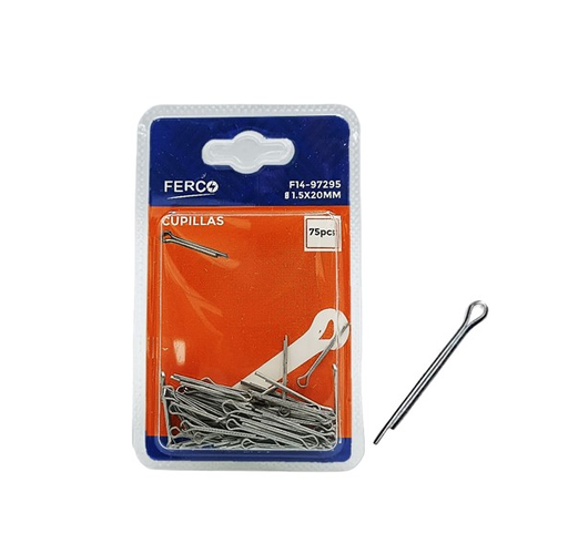 [F14-97295] FERCO CUPILLAS 1.5 X 20mm (13/16")