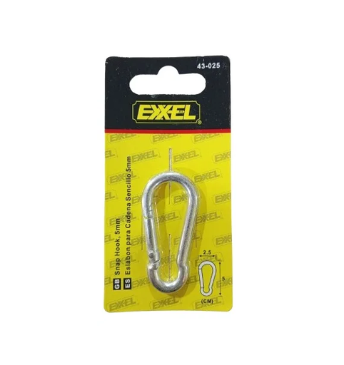 [43-025] EXXEL ESLABON PARA CADENA SENCILLO 5MM